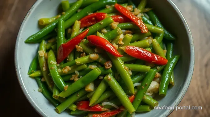 Crispy Stir-Fried Snow Peas with Garlic and Ginger