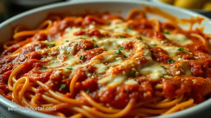 Decadent Baked Spaghetti with Cream Cheese Delight