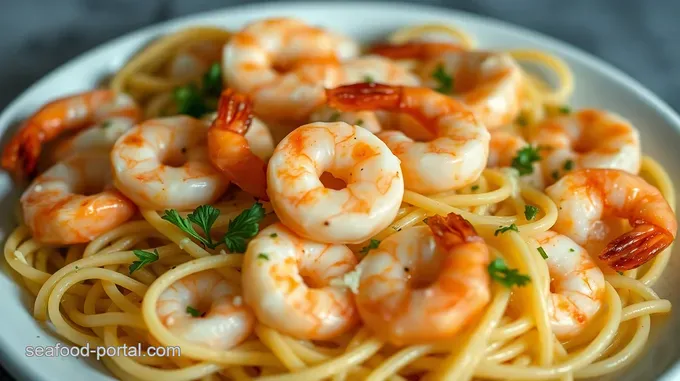 Garlic Butter Shrimp Scampi with Linguine