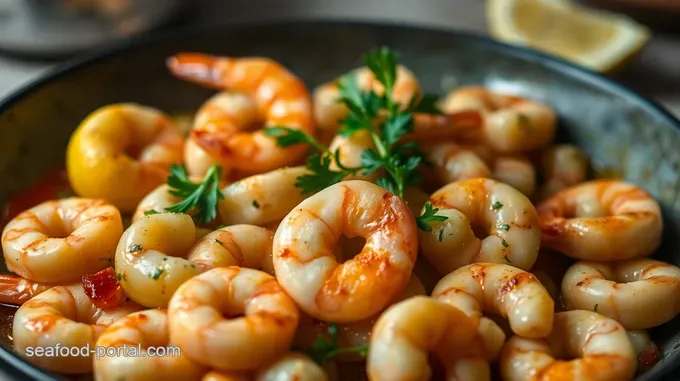 Garlic Butter Shrimp with Lemon and Herbs
