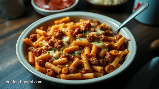 Hearty Baked Ziti with a Cheesy Twist