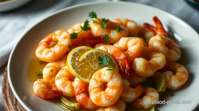 Easy & Tasty Simple Seafood Meals: Lemon Garlic Butter Shrimp Delight Lemon Garlic Butter Shrimp with Asparagus