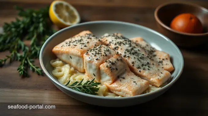 Lemon Herb Salmon Piccata