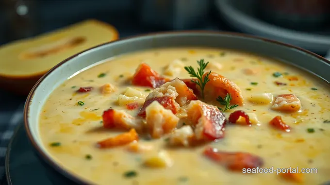 Luxurious Lobster Chowder with Fresh Herbs