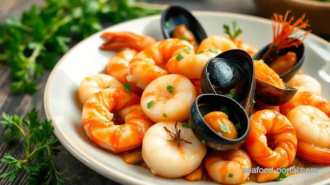 Mediterranean Seafood Medley with Garlic and Lemon