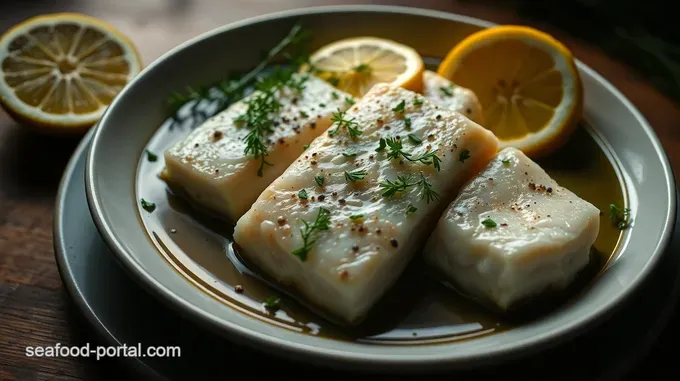 Silky Steamed Cod with Lemon and Herbs