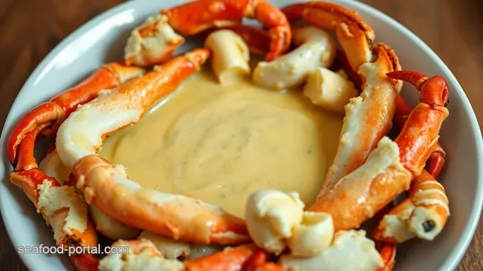 Sweet & Tender Crab Legs with Garlic Butter Dipping Sauce
