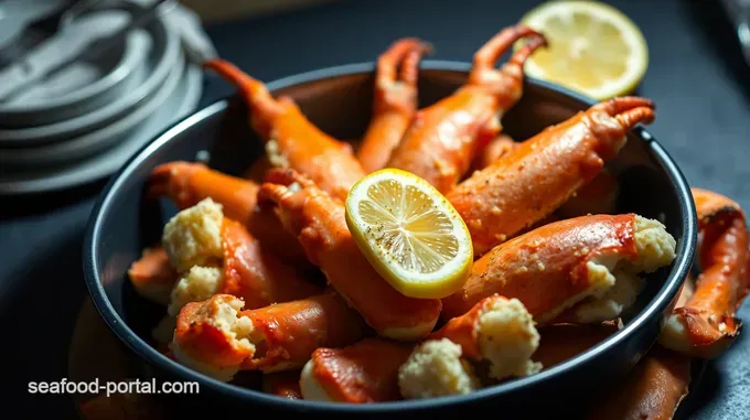 Zesty Oven-Roasted Crab Legs: A Coastal Delight