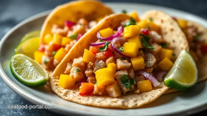 Zesty Tuna Tacos with Fresh Mango Salsa