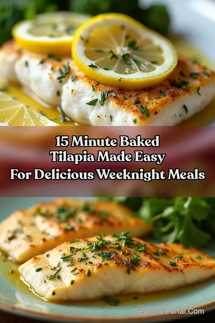 15 Minute Baked Tilapia Made Easy for Delicious Weeknight Meals