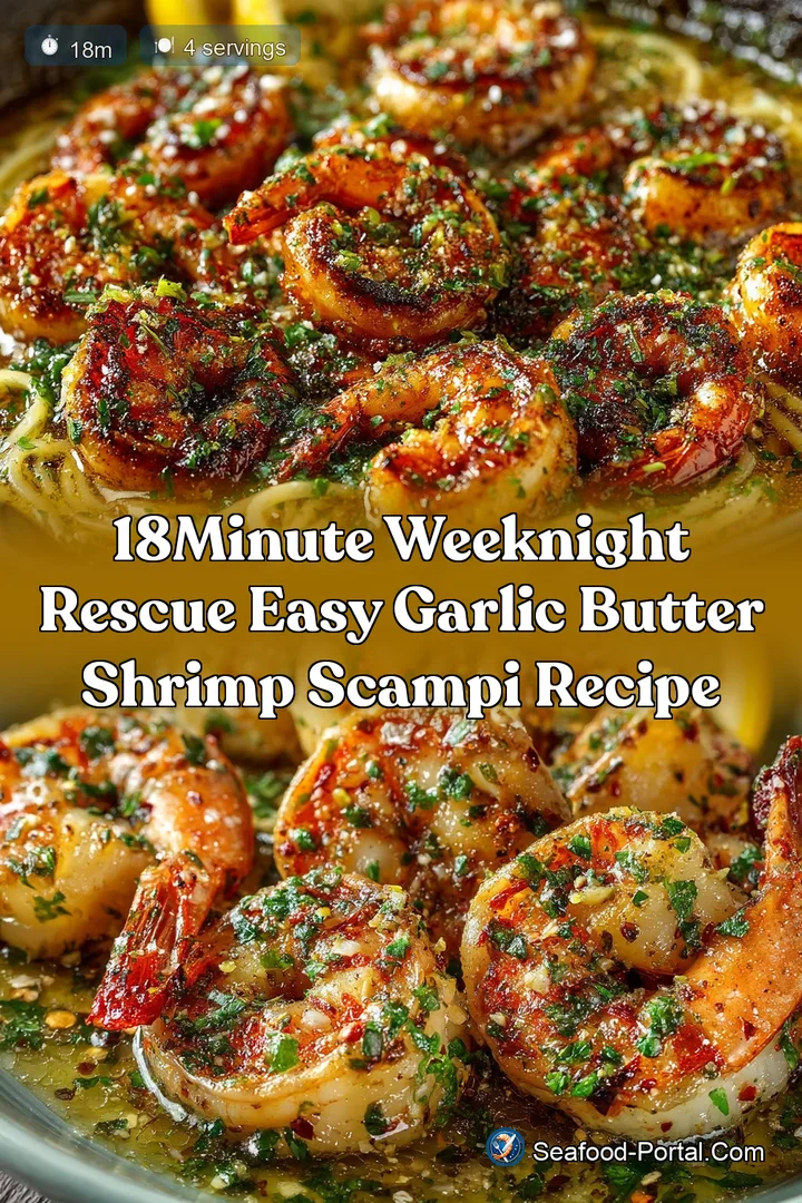18Minute Weeknight Rescue Easy Garlic Butter Shrimp Scampi Recipe