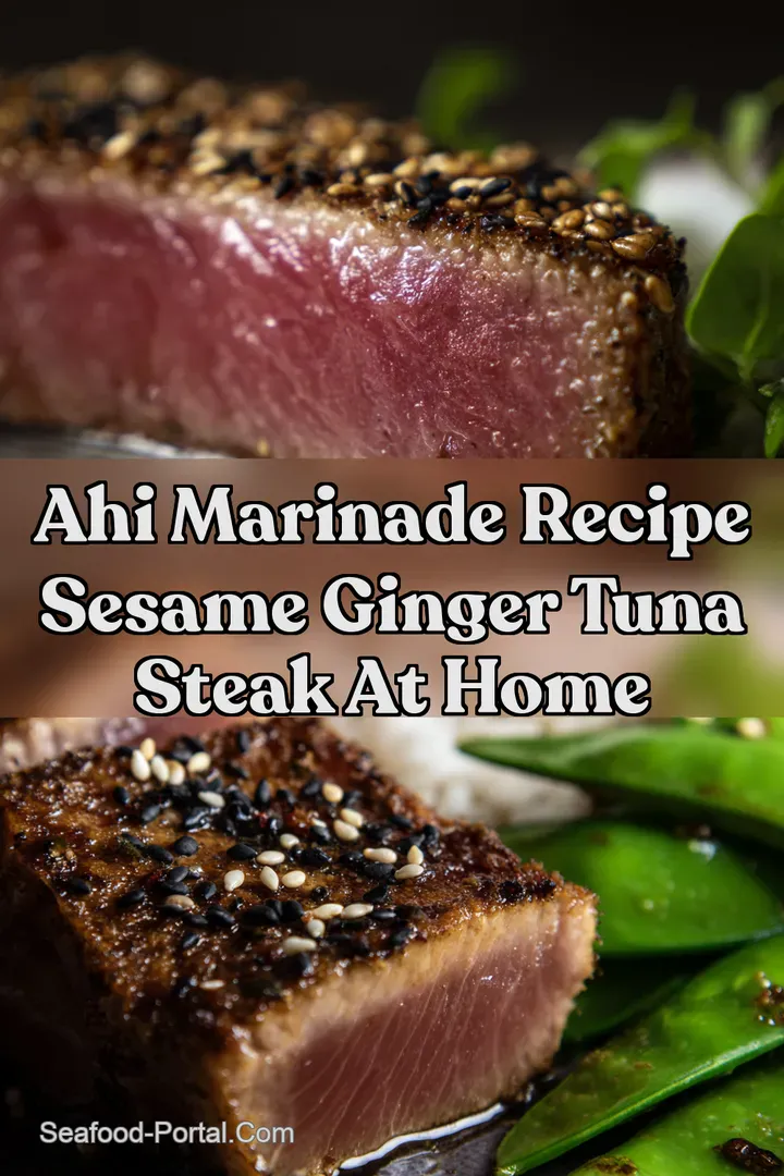 Ahi Marinade Recipe Sesame Ginger Tuna Steak At Home