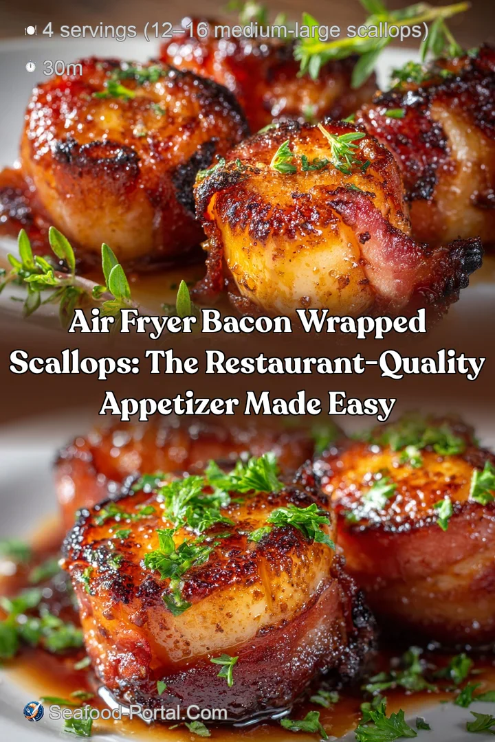 Air Fryer Bacon Wrapped Scallops: The Restaurant-Quality Appetizer Made Easy