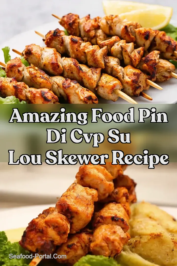 Amazing Food Pin di cVP su LOU Skewer Recipe