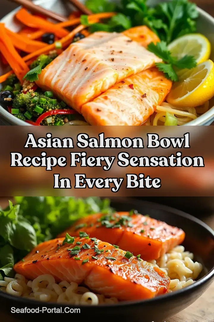 Asian Salmon Bowl Recipe Fiery Sensation in Every Bite