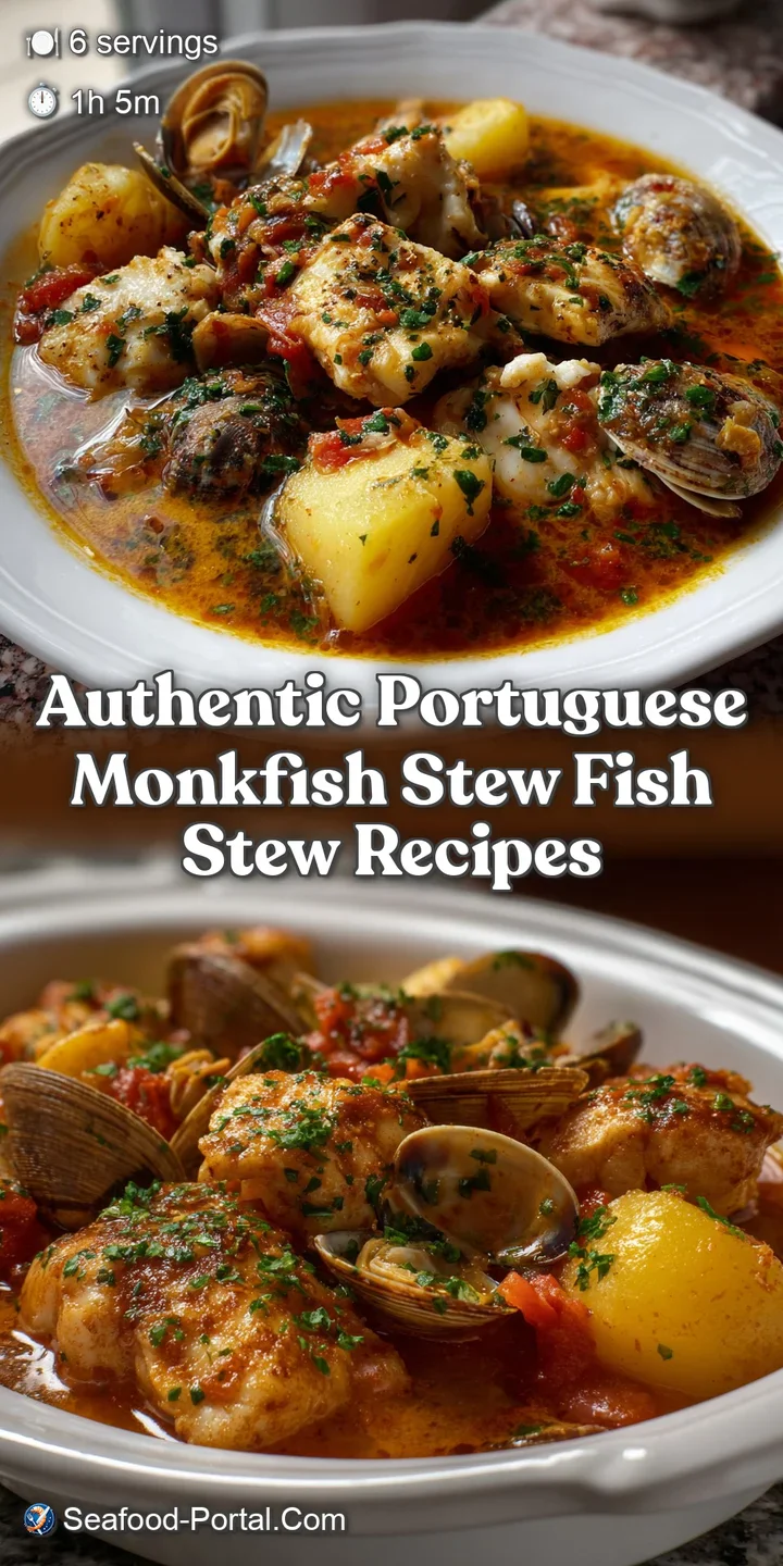 Authentic Portuguese Monkfish Stew Fish Stew Recipes