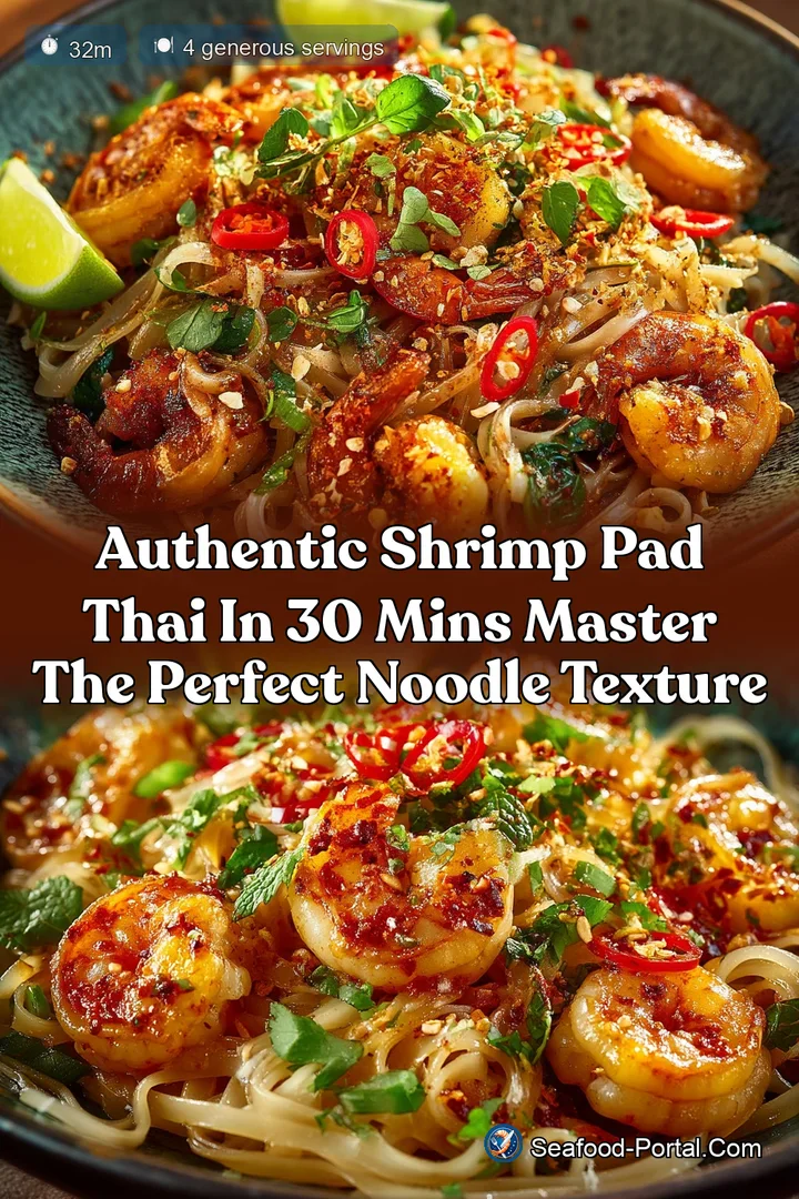 Authentic Shrimp Pad Thai in 30 Mins Master the Perfect Noodle Texture