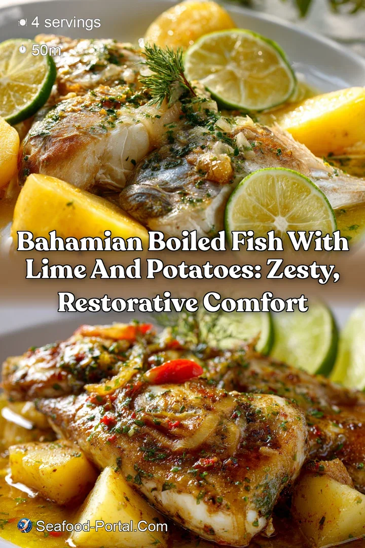 Bahamian Boiled Fish with Lime and Potatoes: Zesty Restorative Comfort