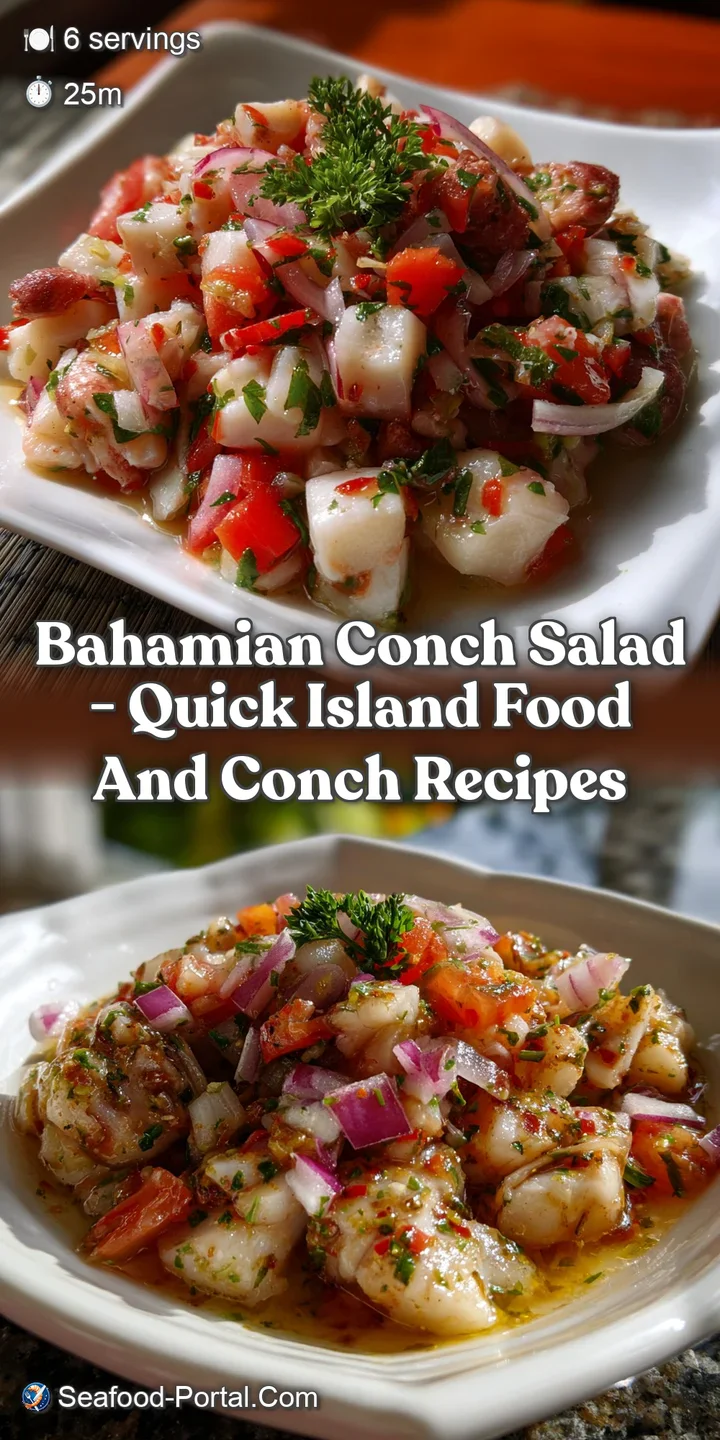 Bahamian Conch Salad - Quick Island Food and Conch Recipes