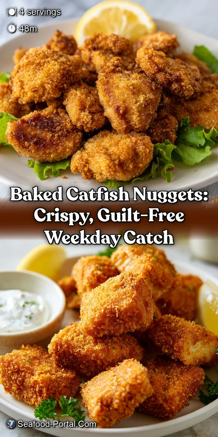 Baked Catfish Nuggets: Crispy Guilt-Free Weekday Catch