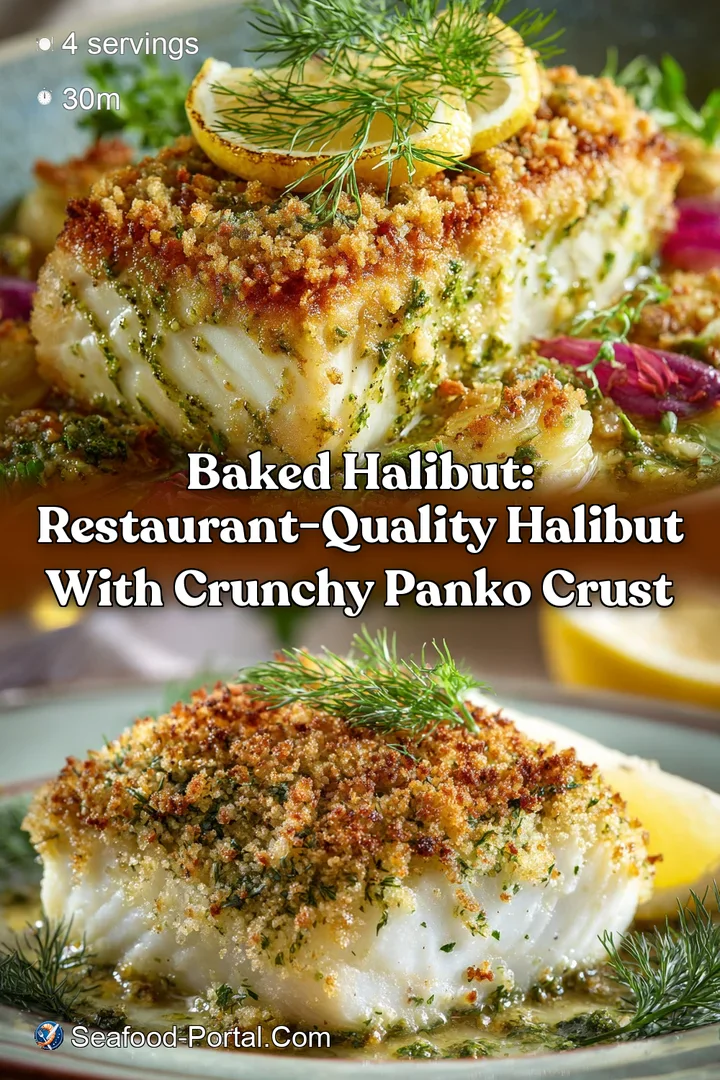 Baked Halibut: Restaurant-Quality Halibut with Crunchy Panko Crust