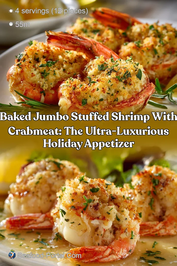 Baked Jumbo Stuffed Shrimp with Crabmeat: The Ultra-Luxurious Holiday Appetizer
