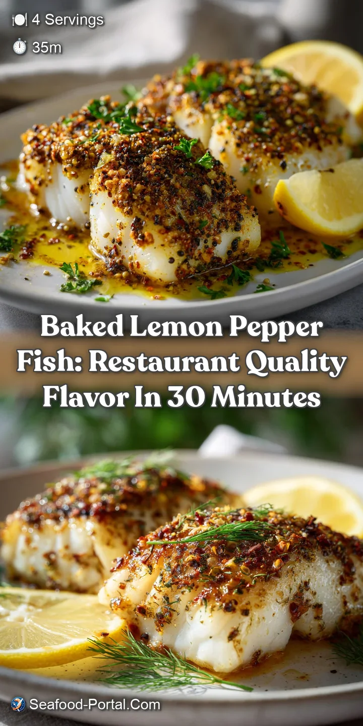 Baked Lemon Pepper Fish: Restaurant Quality Flavor in 30 Minutes