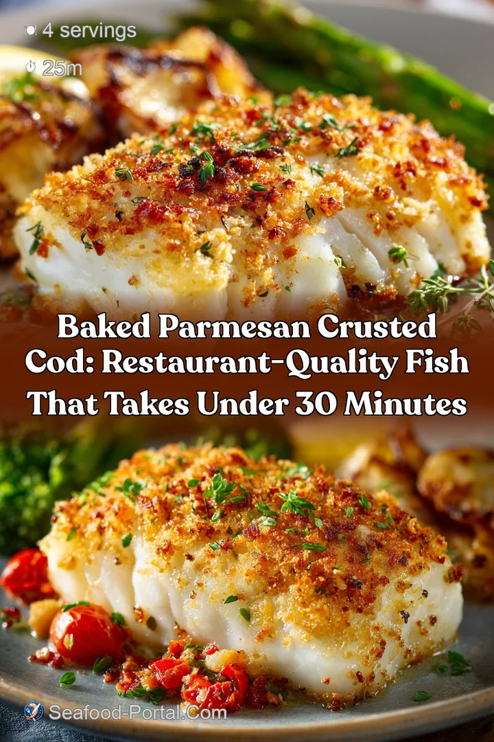 Baked Parmesan Crusted Cod: Restaurant-Quality Fish That Takes Under 30 Minutes