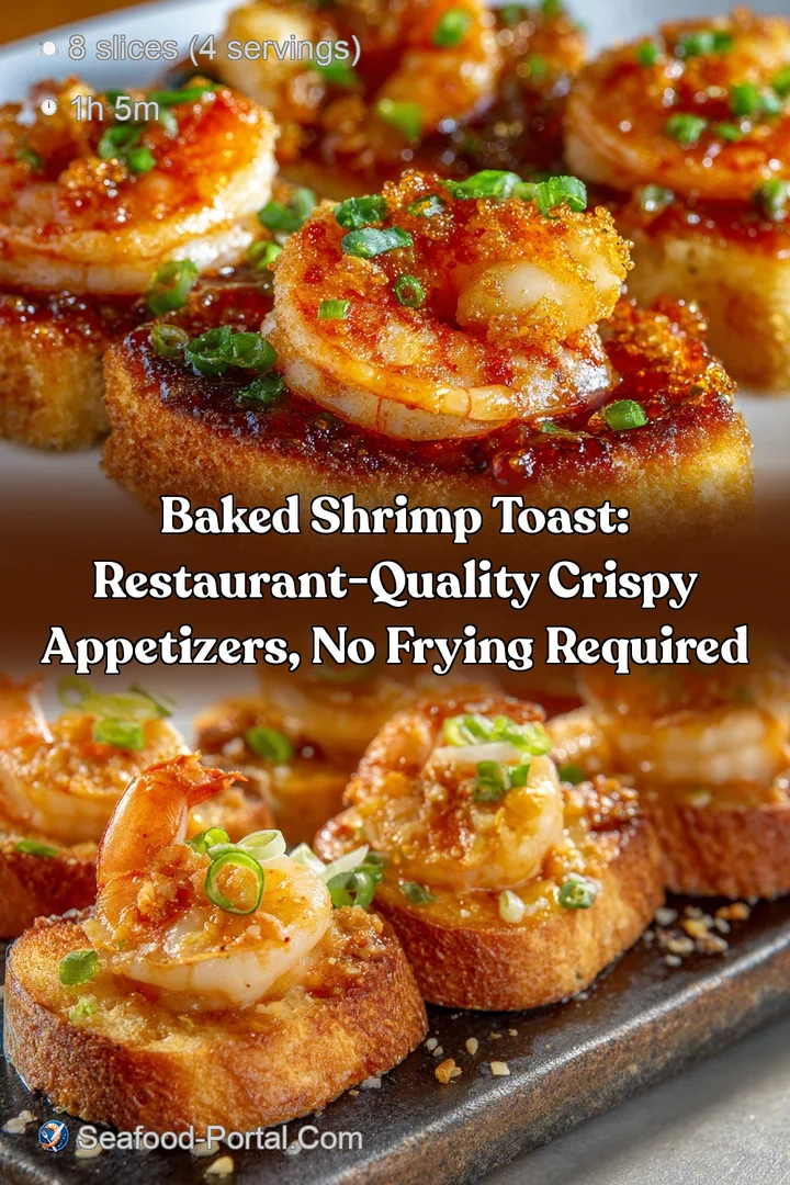 Baked Shrimp Toast: Restaurant-Quality Crispy Appetizers No Frying Required