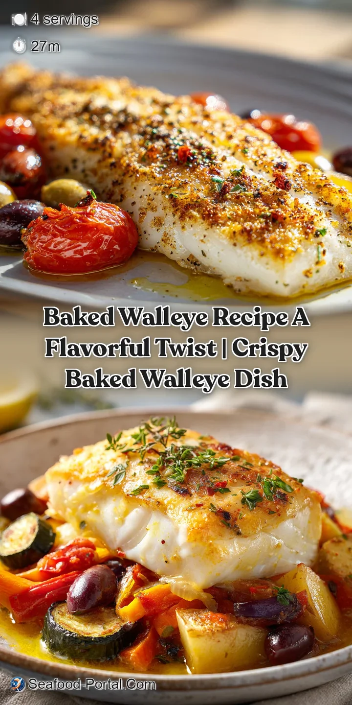 Close-up of a flaky walleye fillet, glistening with melted butter, showcasing its golden-brown, crispy exterior. An appeti...