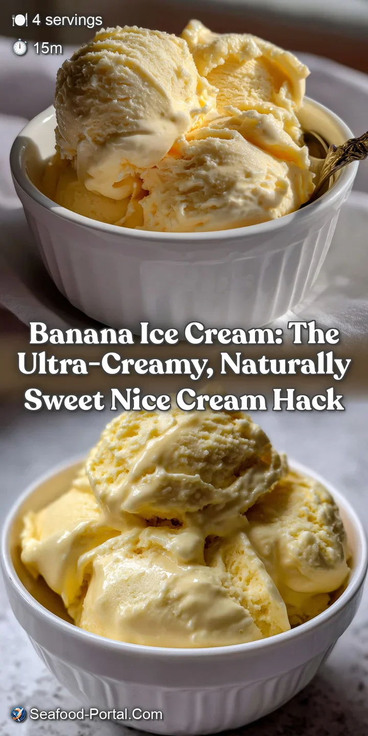 Banana Ice Cream: The Ultra-Creamy Naturally Sweet Nice Cream Hack