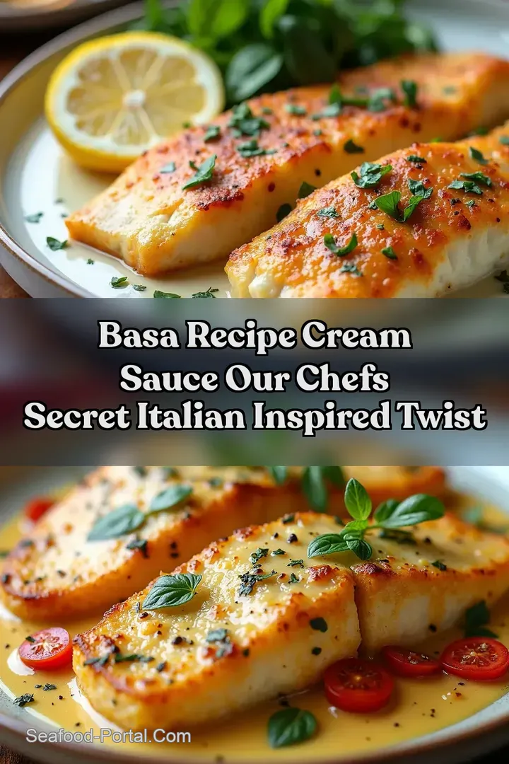 Basa Recipe Cream Sauce Our Chefs Secret Italian Inspired Twist