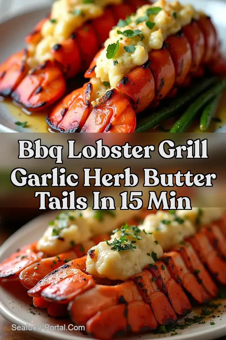 BBQ Lobster Grill Garlic Herb Butter Tails in 15 Min