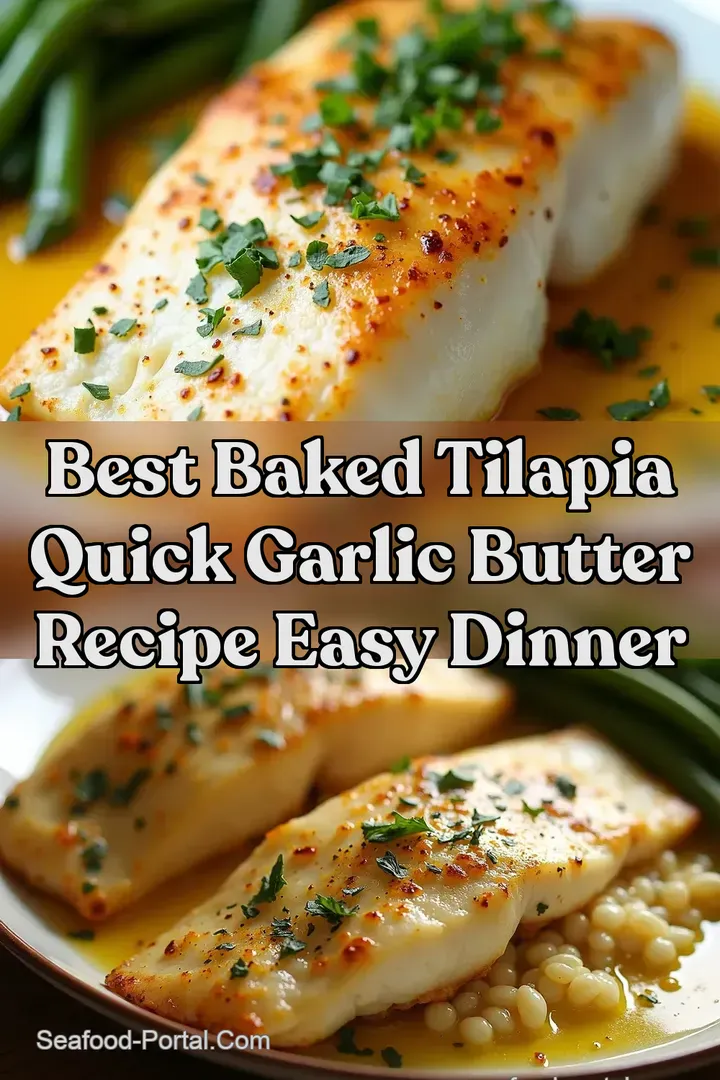 Best Baked Tilapia Quick Garlic Butter Recipe Easy Dinner