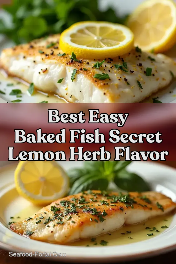 Best Easy Baked Fish Secret Lemon Herb Flavor