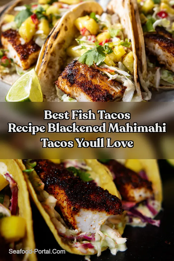 Best Fish Tacos Recipe Blackened MahiMahi Tacos Youll LOVE