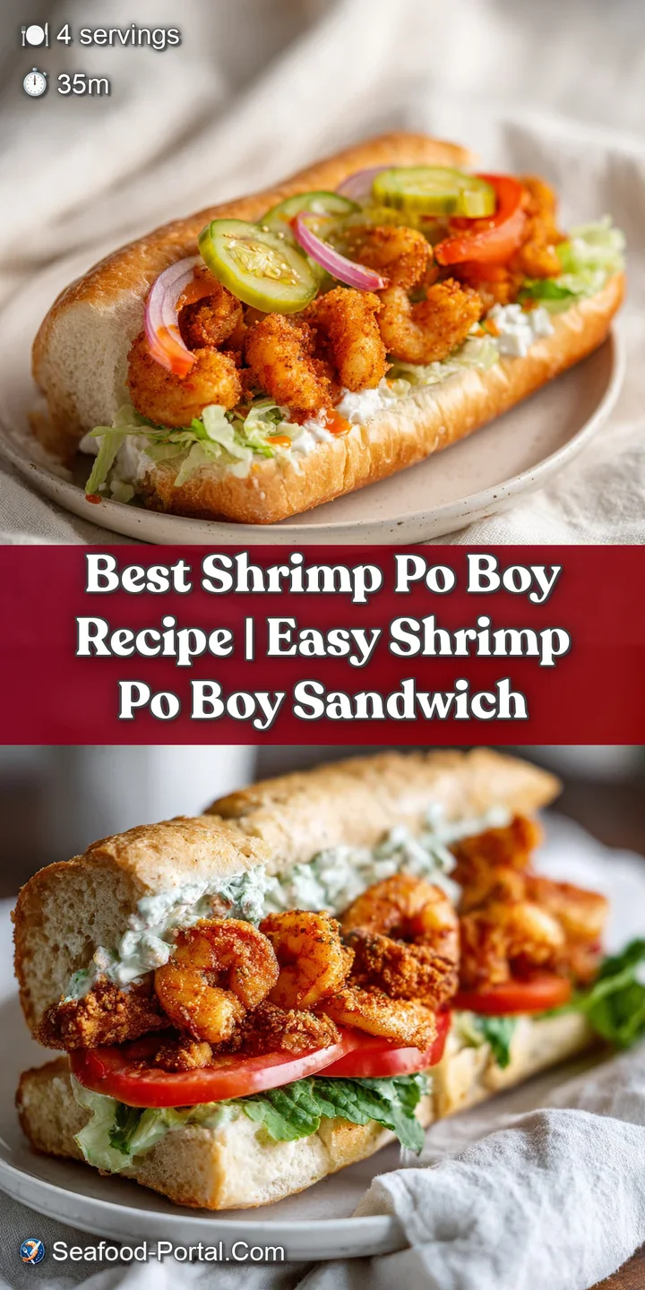 Close-up of plump, golden-fried shrimp with a crisp exterior, nestled in a soft hoagie roll with vibrant lettuce.