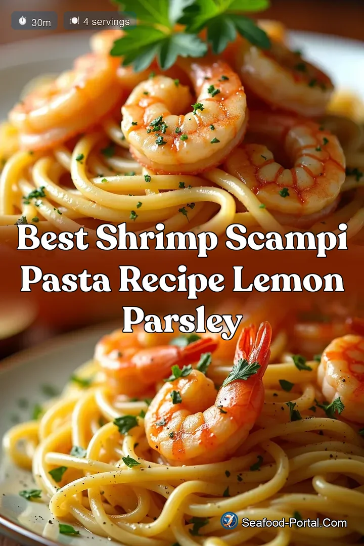 Best Shrimp Scampi Pasta Recipe Lemon Parsley