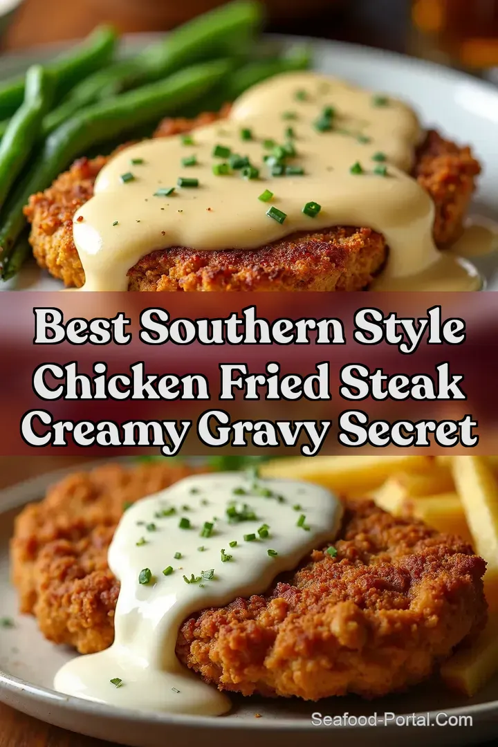 Best Southern Style Chicken Fried Steak Creamy Gravy Secret