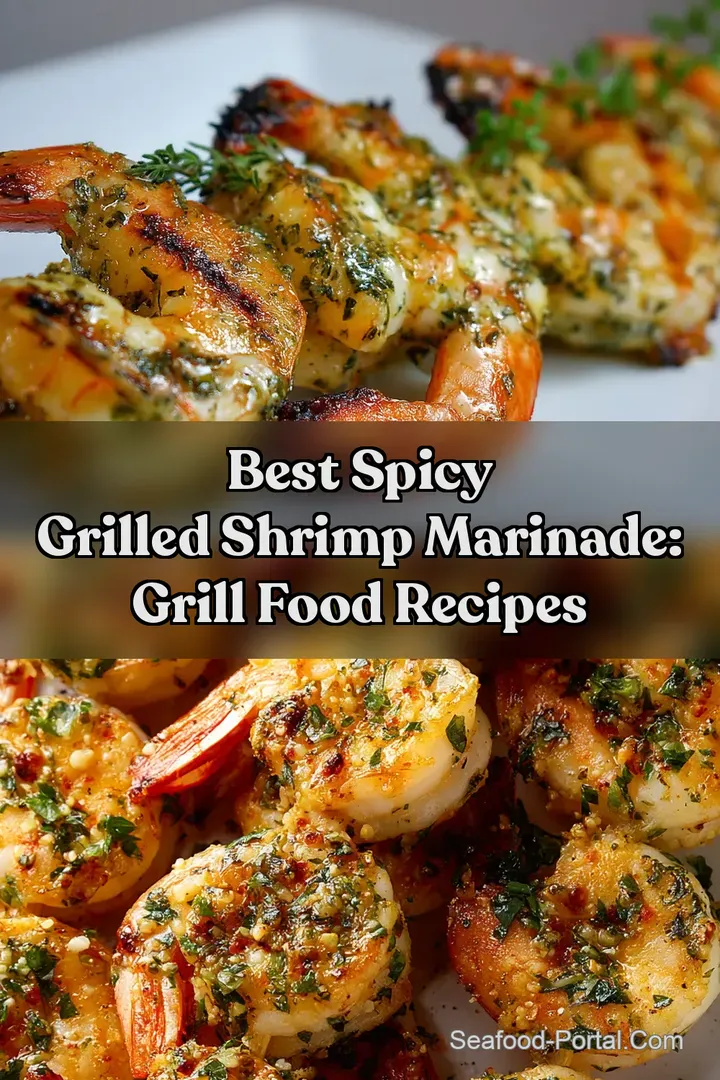 Best Spicy Grilled Shrimp Marinade: Grill Food Recipes