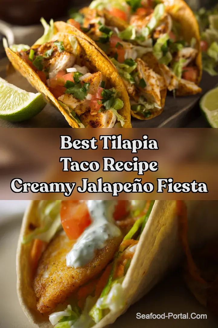 Best Tilapia Taco Recipe Creamy Jalape&ntilde;o Fiesta