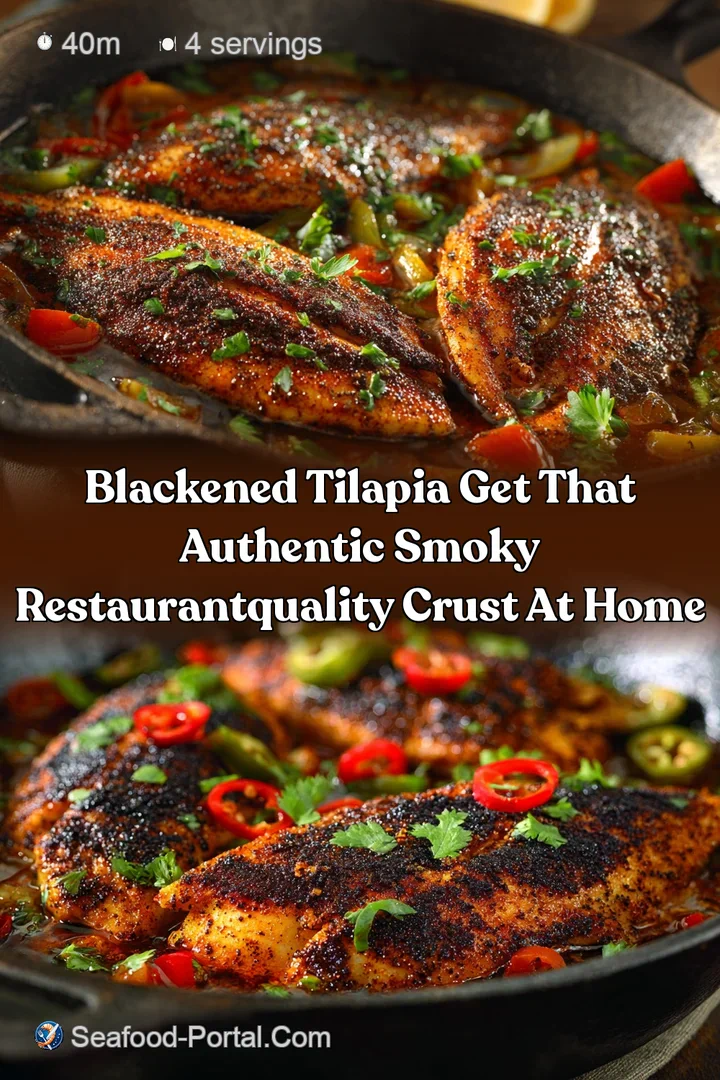 Blackened Tilapia Get That Authentic Smoky RestaurantQuality Crust at Home