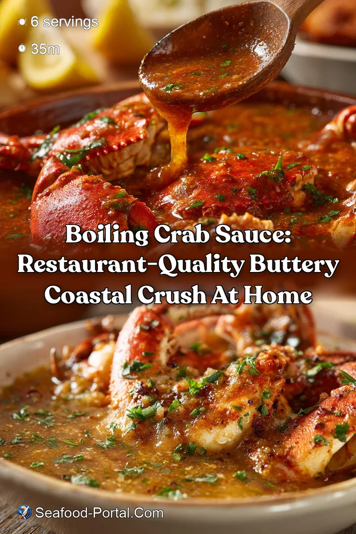 Boiling Crab Sauce: Restaurant-Quality Buttery Coastal Crush at Home