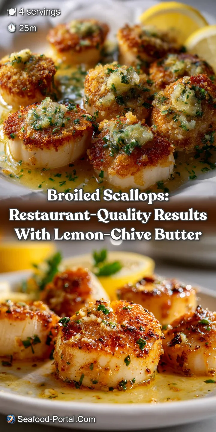 Broiled Scallops: Restaurant-Quality Results with Lemon-Chive Butter