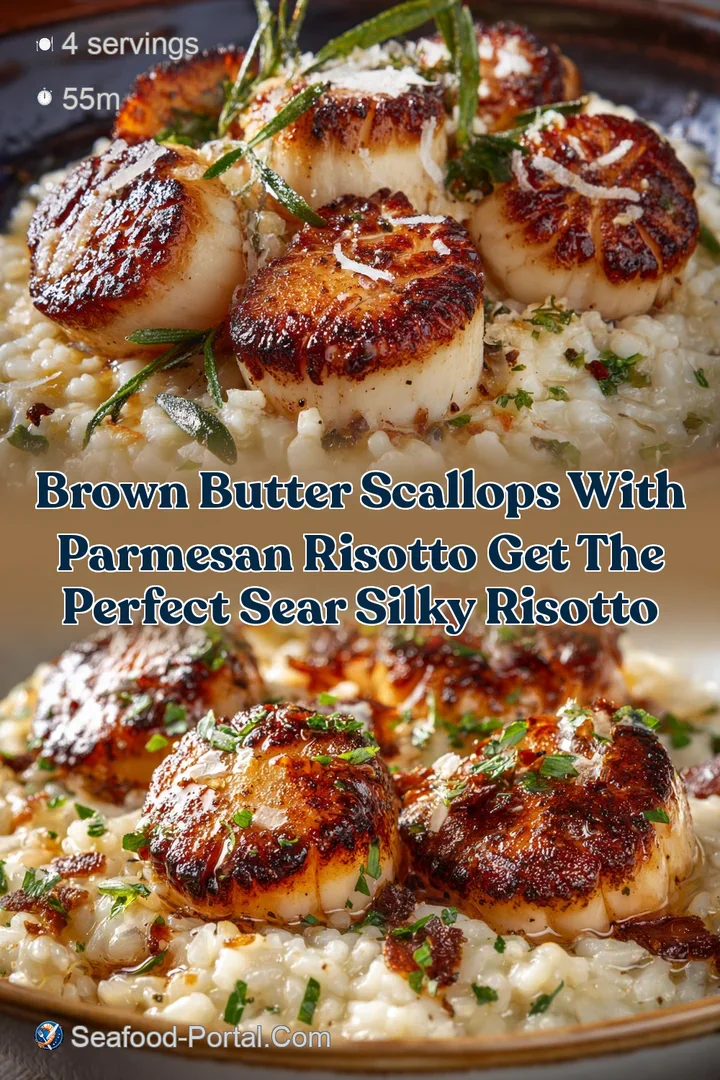 Brown Butter Scallops with Parmesan Risotto Get the Perfect Sear Silky Risotto