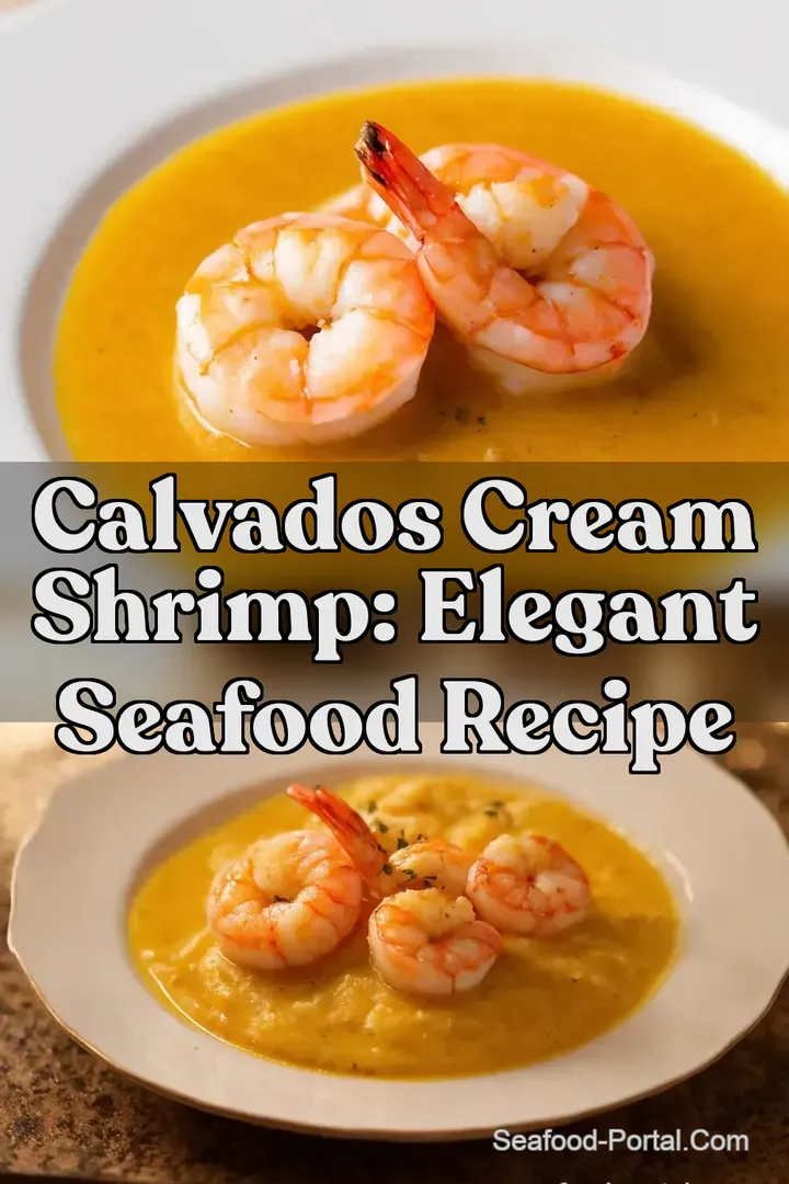 Calvados Cream Shrimp: Elegant Seafood Recipe : PIN FOR LATER Calvados Cream Shrimp: Elegant Seafood Recipe