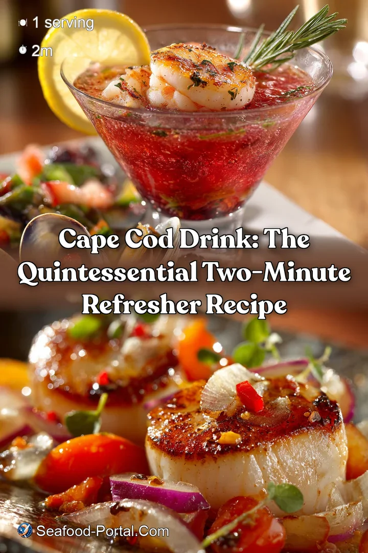 Cape Cod Drink: The Quintessential Two-Minute Refresher Recipe