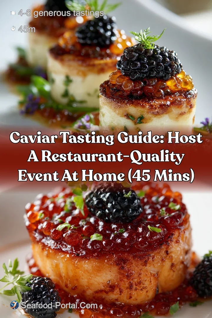 Caviar Tasting Guide: Host a Restaurant-Quality Event at Home (45 Mins)