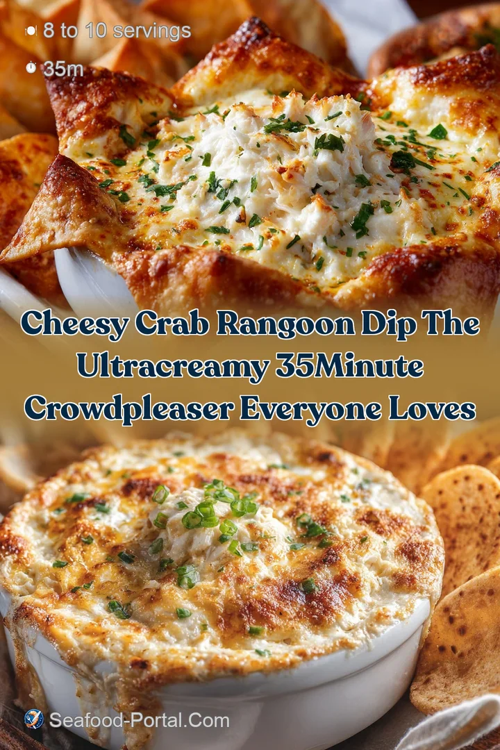 Cheesy Crab Rangoon Dip The UltraCreamy 35Minute CrowdPleaser Everyone Loves