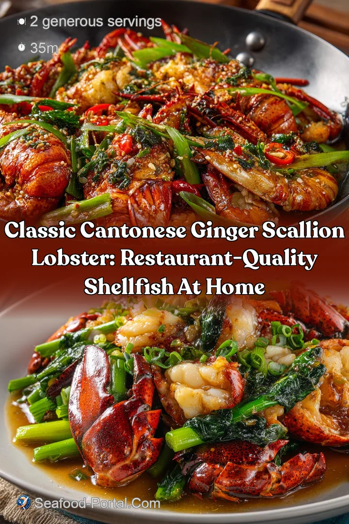 Classic Cantonese Ginger Scallion Lobster: Restaurant-Quality Shellfish at Home